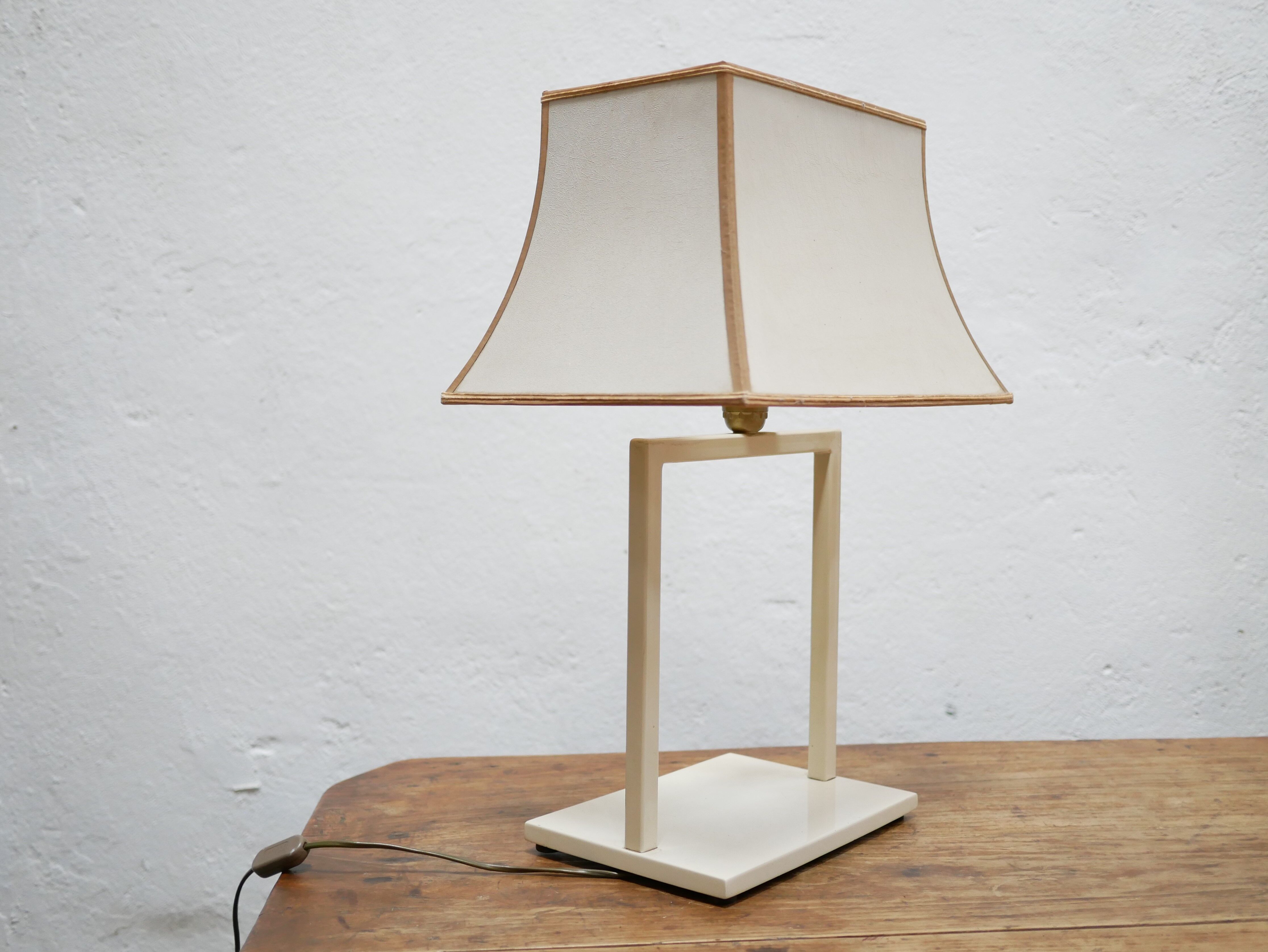 White vintage Phanera lamp
