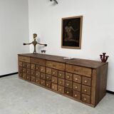Old trade furniture with oak drawers XL format
