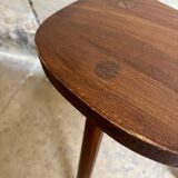 Wooden bean tripod stool no. 1