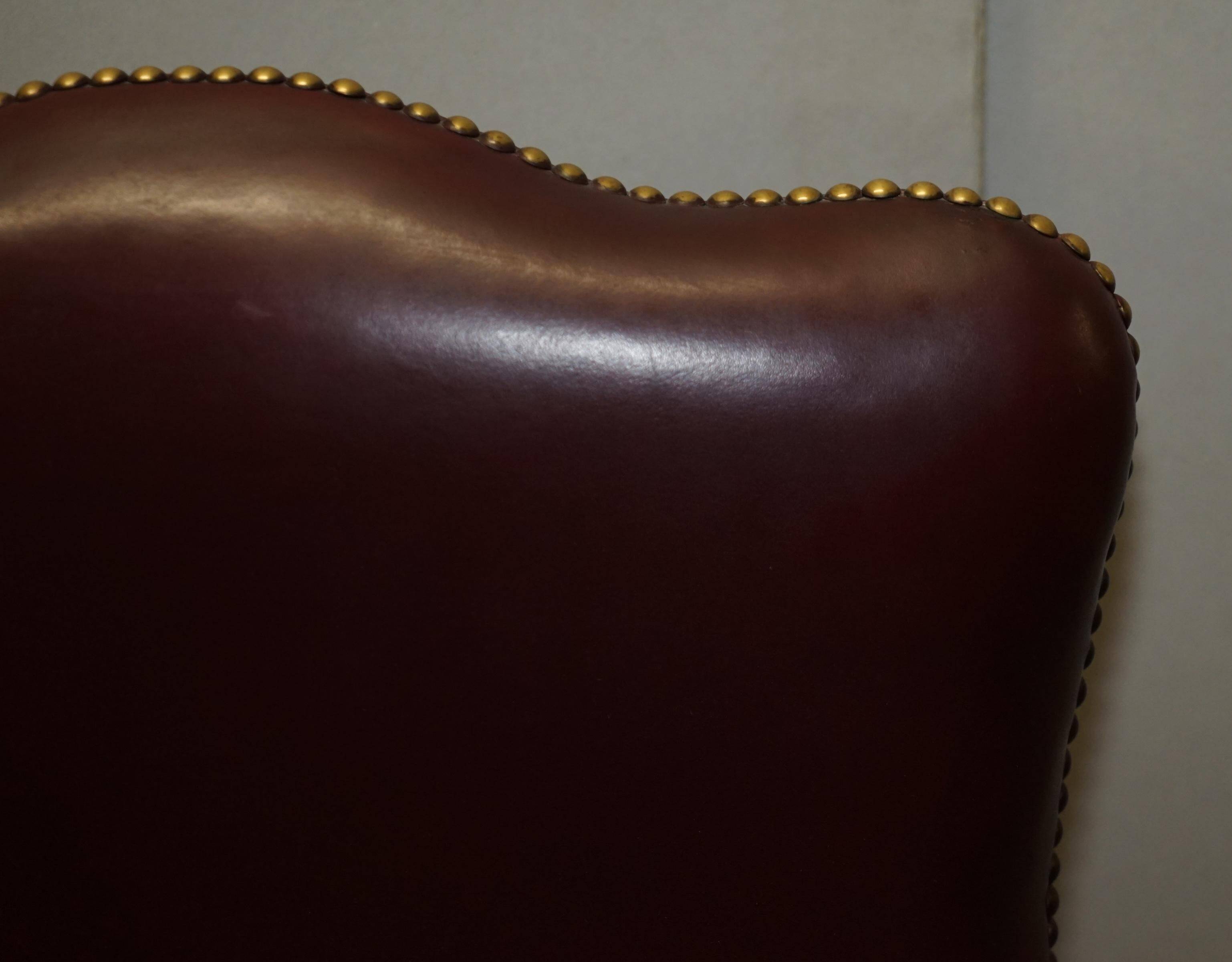 Carver office chair in Spencer House leather