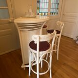 Art deco bar and stools