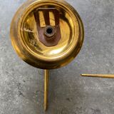 Brass and opaline wall lamp 1950/60