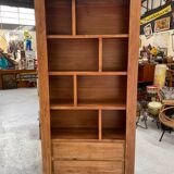 Large teak bookcase