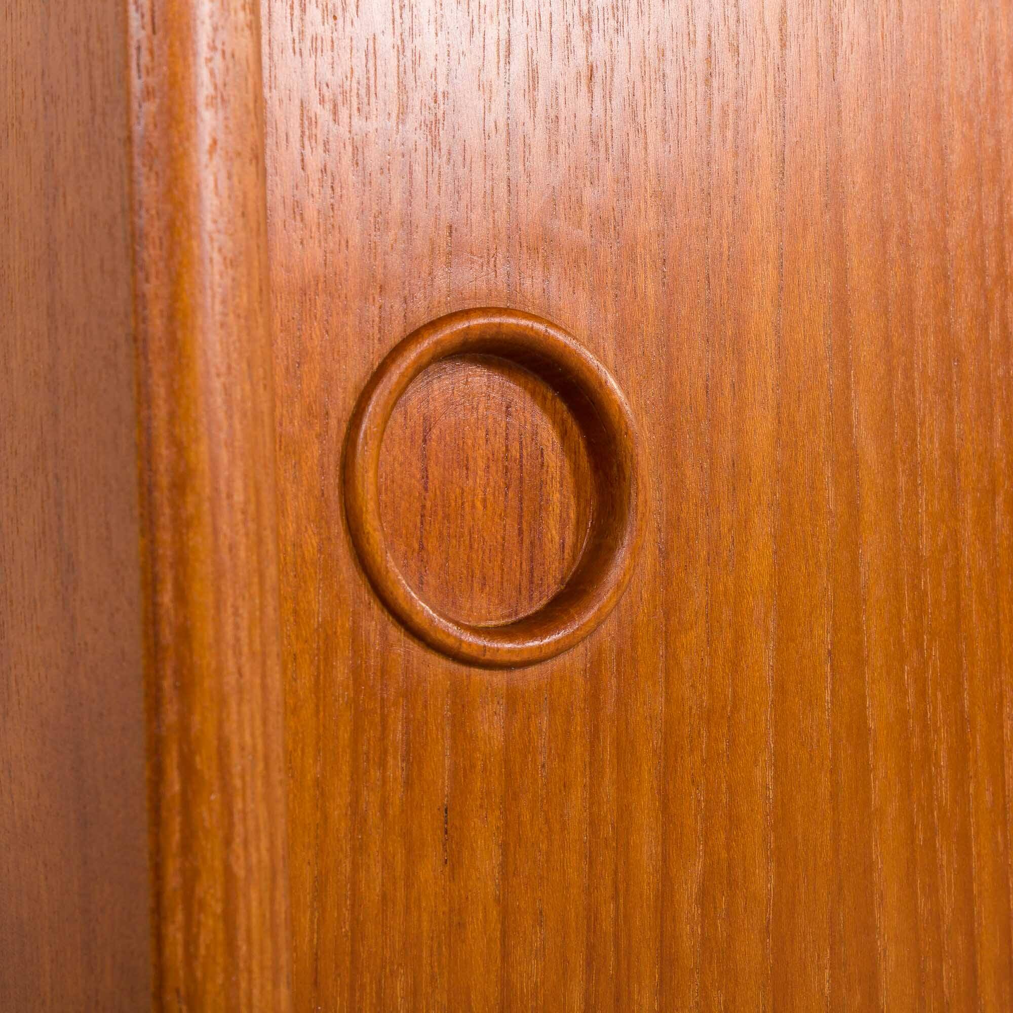 Ergo one bay teak wall unit, Norway, 1960s