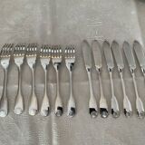 Set of 12 fish cutlery Christofle model Vendome
