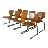 Set of 8 flottoto chairs model pagholz
