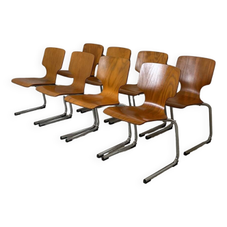 Set of 8 flottoto chairs model pagholz