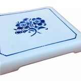 Art Deco Half Porcelain Trivet Badonviller France