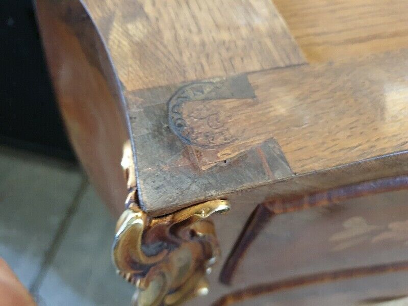 Secretary rosewood stamped