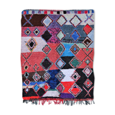 Tapis marocain berbère authentique kilim boucherouite 180X140 cm T53035