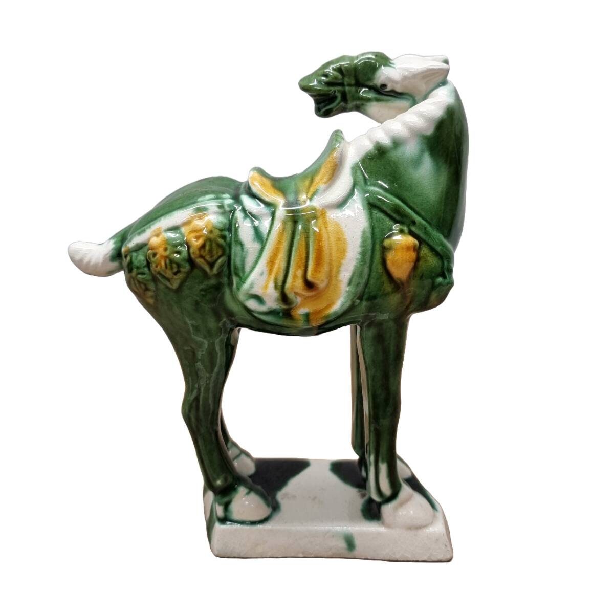 Ceramic Vintage Tang Style Horse Mid 20th Century