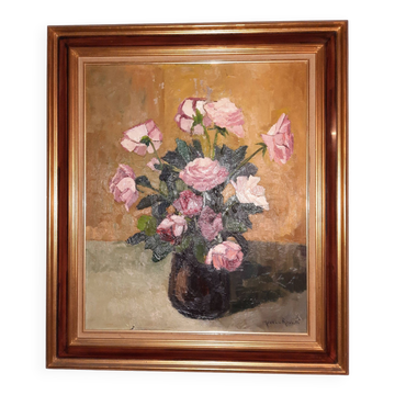 Oil on canvas by M.Mevel Roussel