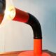 Vintage Italian table lamps Space Age by Bellini for Targetti, 1970s.