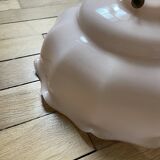 Abat-jour vintage en verre rose opalin de Tchécoslovaquie 250911