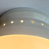 Mid-century Italian space age ceiling lamp by Gianemilio, Pietro and Anna Monti for Kartell, 1950s.