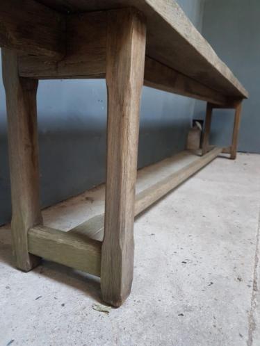Old brocante bench oak