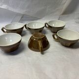 Ensemble de 6 tasses à expresso ancienne