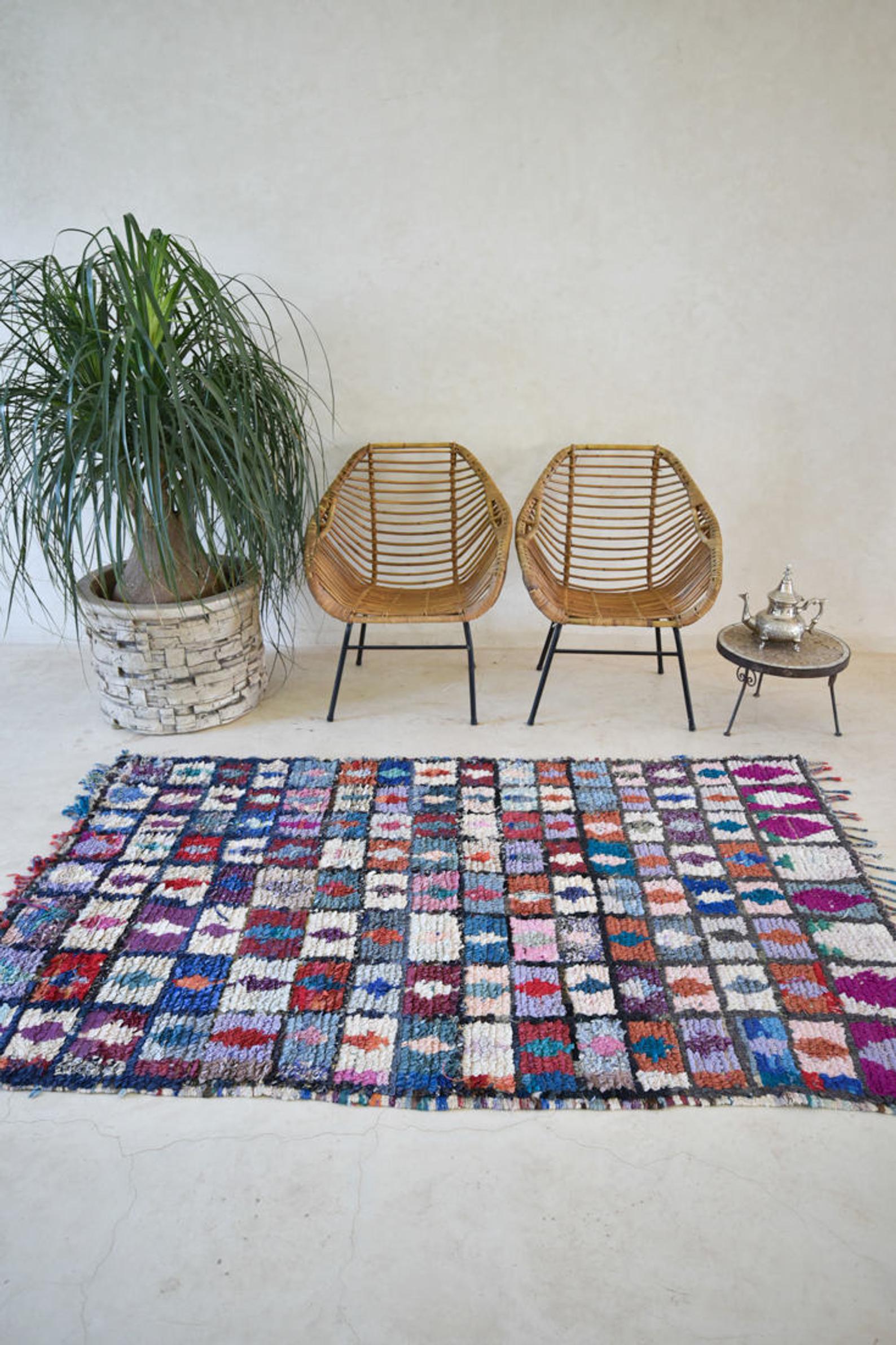 Carpet boucherouite 124x210cm