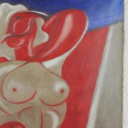 Tableau "Nue Cubiste", huile sur toile signée Gleyse