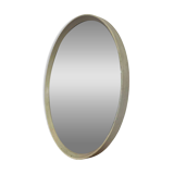 Vintage space age round wall mirror