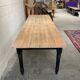 Table de ferme pieds tournés