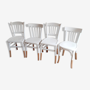 Lot of 4 chairs bistro Scandinavian style