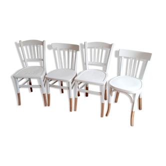 Lot de 4 chaises bistrot style scandinave
