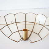 Mother-of-pearl shell shape wall lamp