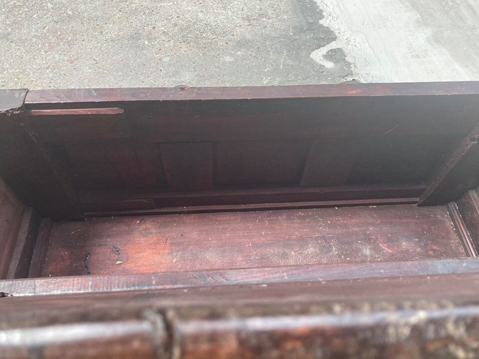 19th wooden Breton box