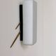 Vintage wall light, brass and opaline, France, 1960.