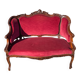 Louis XV style bench in Walnut, 19th century period