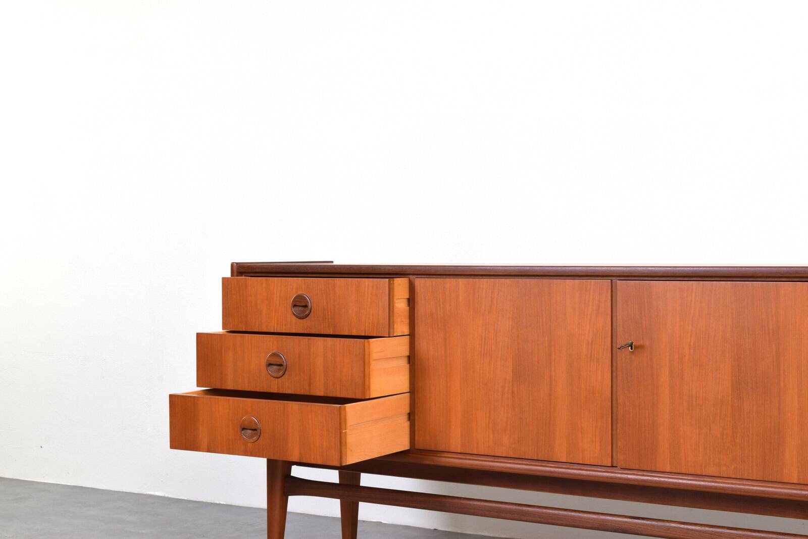 Mid-Century Teak Sideboard Model Premium from Bartels, 1960s.