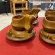 6 cups with saucers 1970. Sighisoara earthenware.