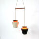 Two-light pendant light of Svend Aage Holm Sorensen, 1950s
