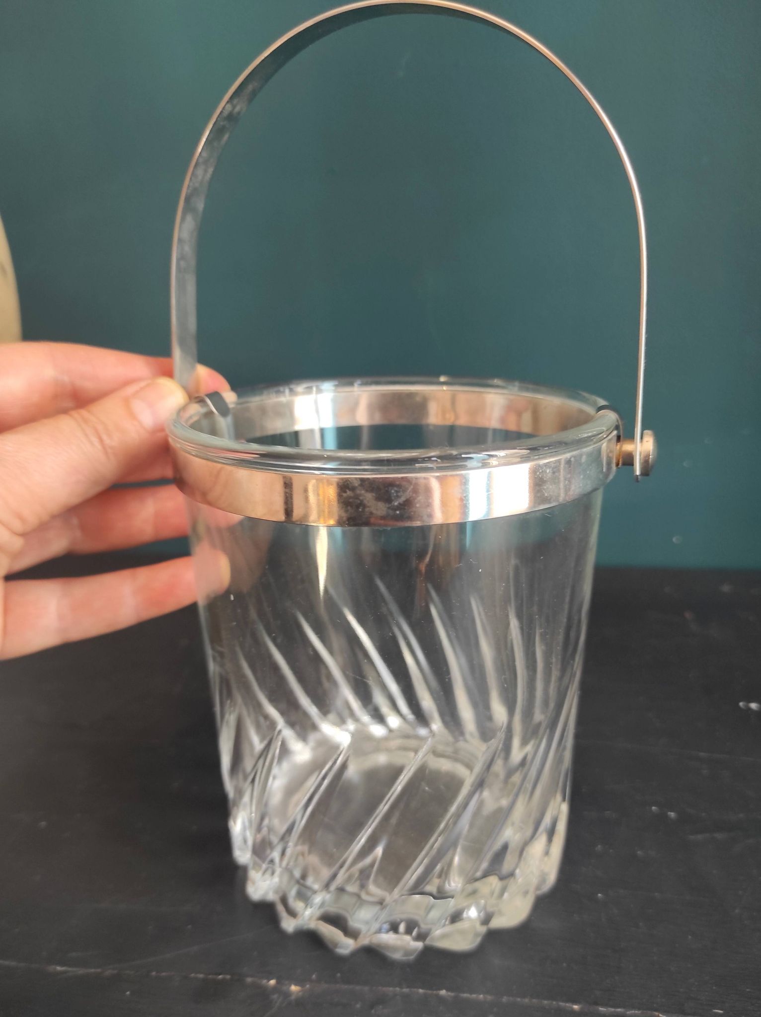 Vintage French ice bucket