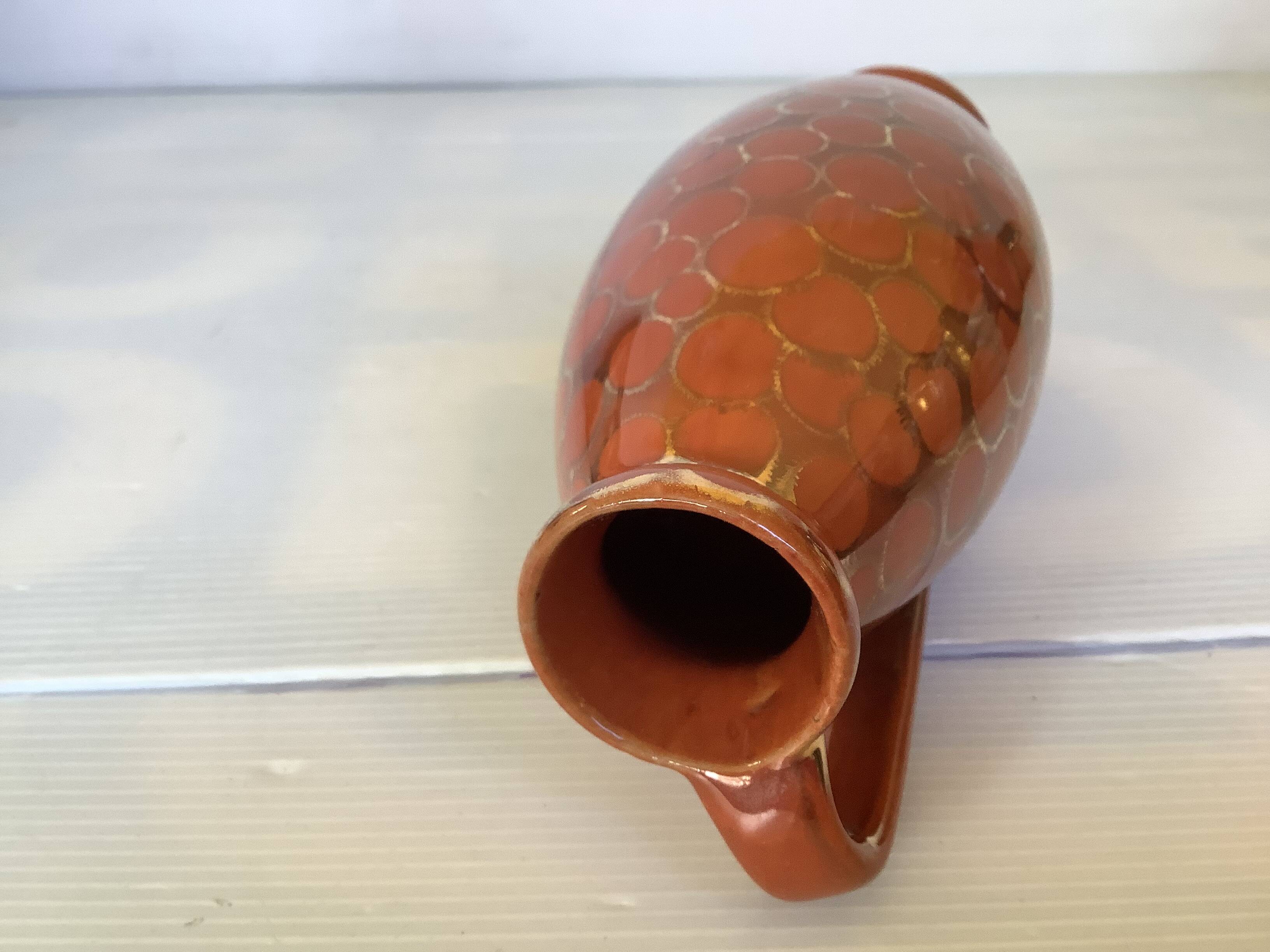 Vase marron et doré Germany