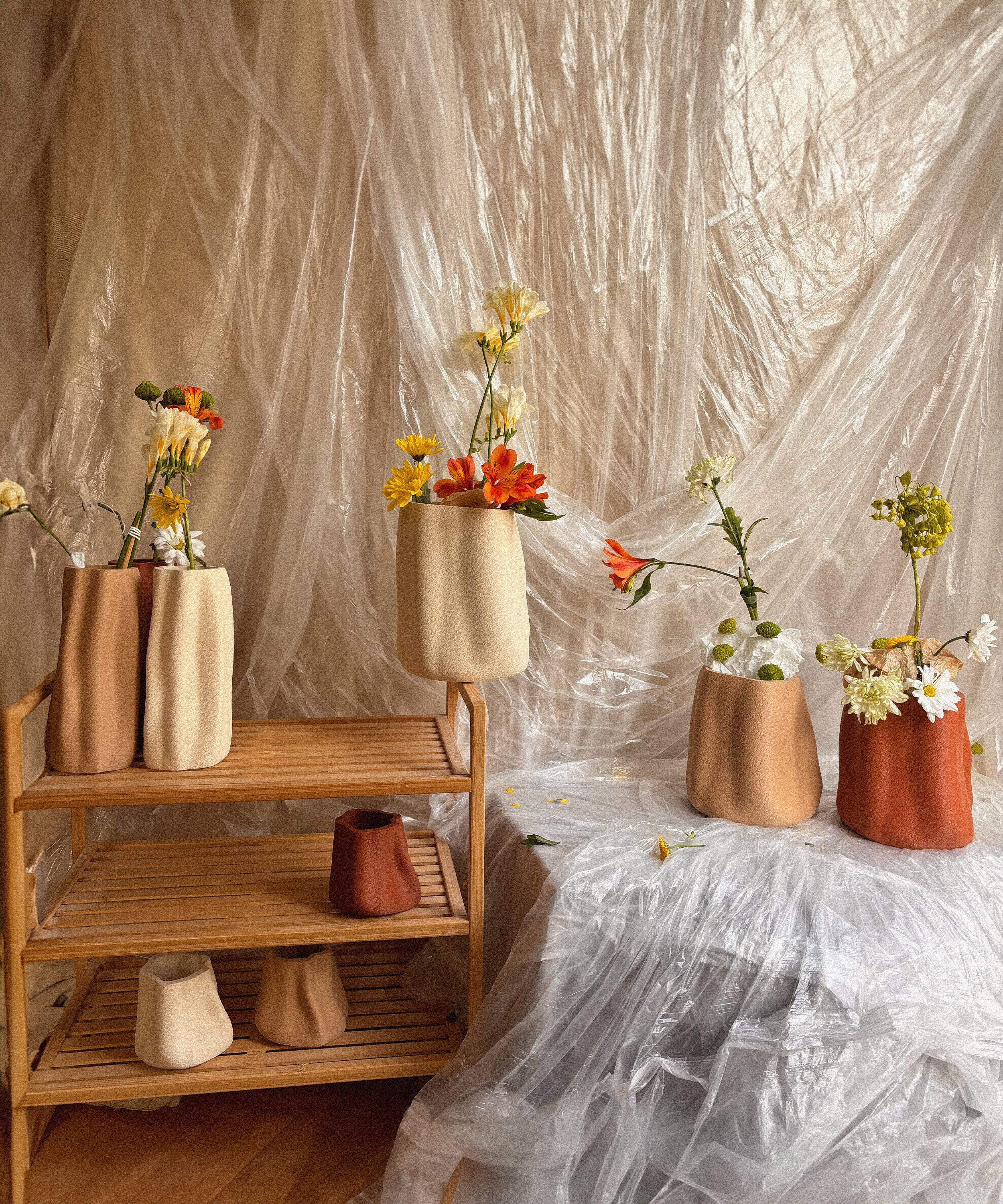 Organic Tall Vase