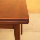 Scandinavian teak expandable dining table by Farstrup Mobelfabrik editions