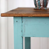 Patinoed wooden table