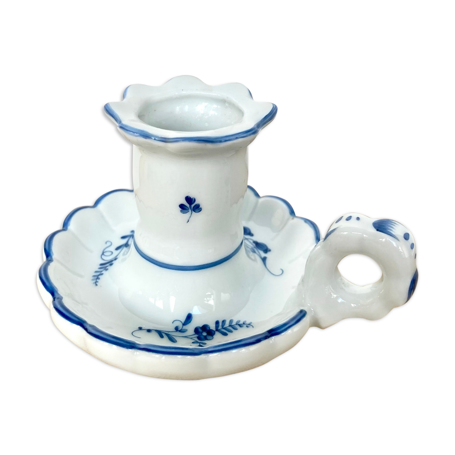 Limoges porcelain candle holder