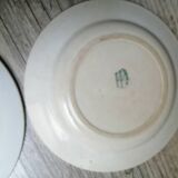 Set de 4 assiettes décor anémones Bertrand Bordeaux