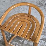 Set of 3 Almillmö bar stools, vintage 1980s German design