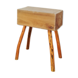 Raw wood stool