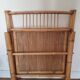 Bamboo and rattan folding chair