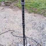 Brutalist iron lamppost of the 1960s