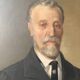 Portrait signed oil , date 19th ieme