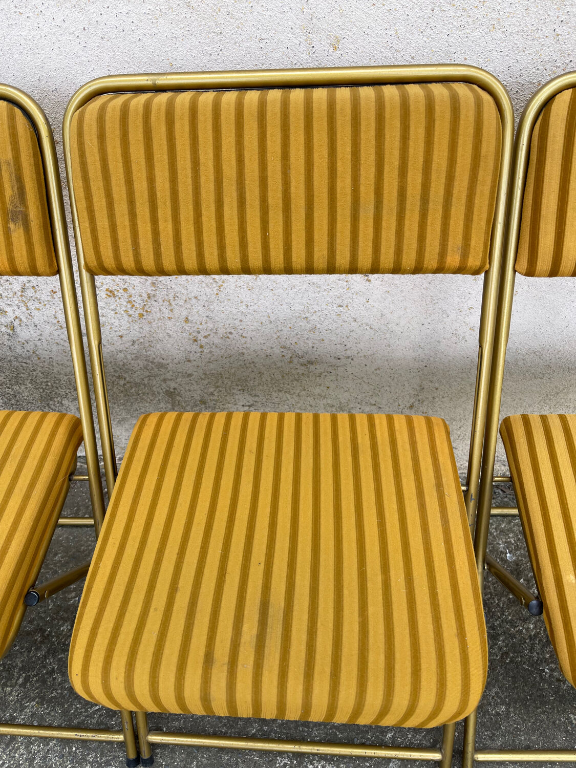 Chaises pliantes lafuma vintage