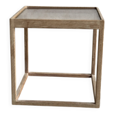 Table cube par Kurt Østervig pour KP Møbler, Danemark années 60.