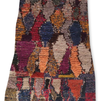 Carpet Boucharouette vintage, 162 x 99