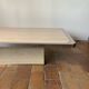 Coffee table and travertine